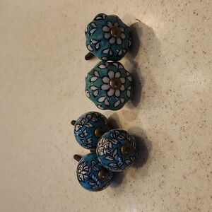 Ceramic Drawer Knobs Set of 5